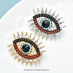 PENDRA Beads Eye Brooch
