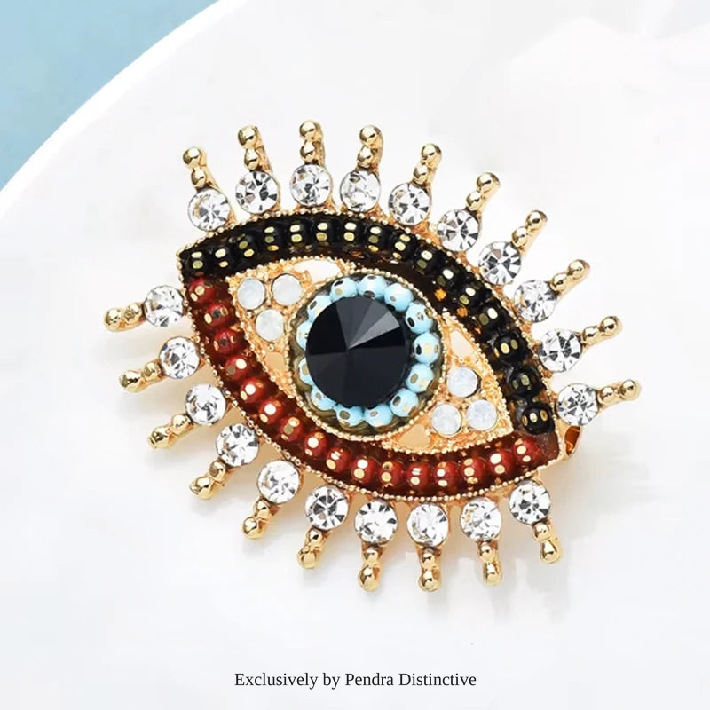 PENDRA Beads Eye Brooch