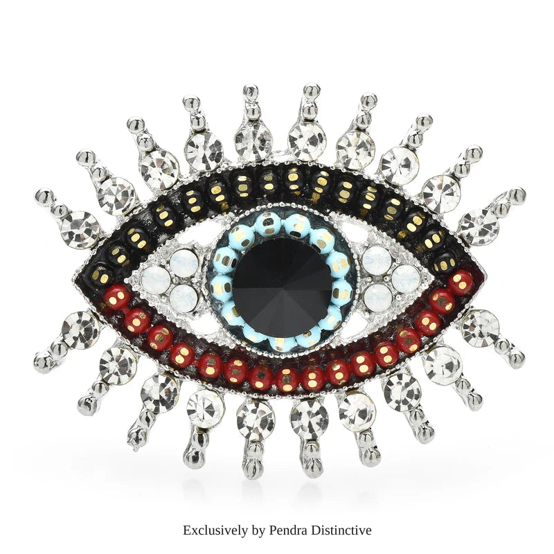 PENDRA Beads Eye Brooch