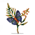 PENDRA Beautiful Butterfly And Flower Brooch
