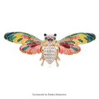 PENDRA Beautiful Enamel Bee Brooch