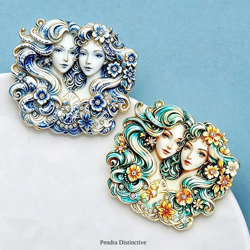PENDRA Beautiful Lady Brooch
