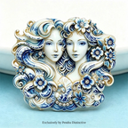 PENDRA Beautiful Lady Brooch