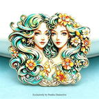 PENDRA Beautiful Lady Brooch