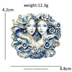 PENDRA Beautiful Lady Brooch