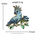 PENDRA Beautiful Parrot Bird Brooch