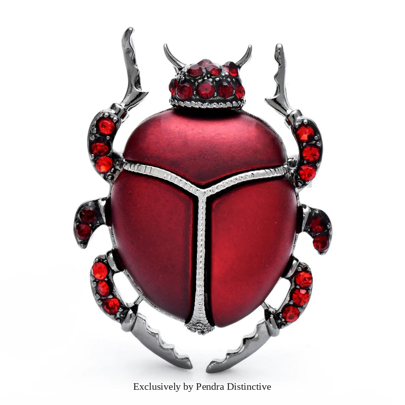 PENDRA Beetlebright Insect Brooch