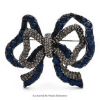 PENDRA Belladouble Shining Double-Layer Bowknot Brooch