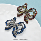 PENDRA Belladouble Shining Double-Layer Bowknot Brooch