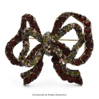 PENDRA Belladouble Shining Double-Layer Bowknot Brooch