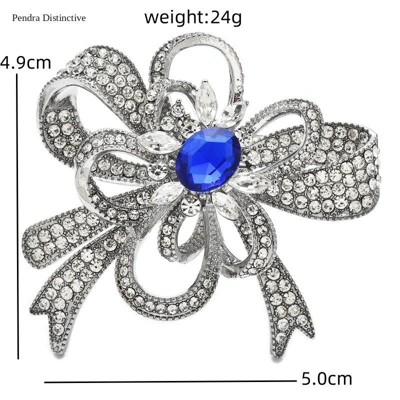 PENDRA Bellafleur Palace Bowknot Flower Brooch