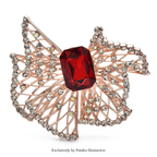PENDRA Bellara Hollow Crystal Bowknot Brooch
