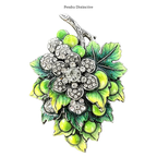 PENDRA Berryelle Vintage Berry Flower Brooch