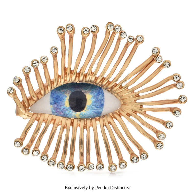 PENDRA Big Eye Brooch