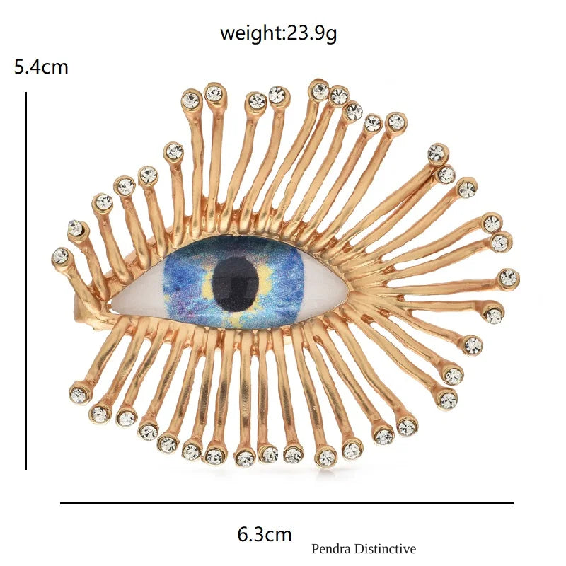 PENDRA Big Eye Brooch
