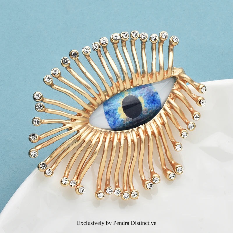 PENDRA Big Eye Brooch