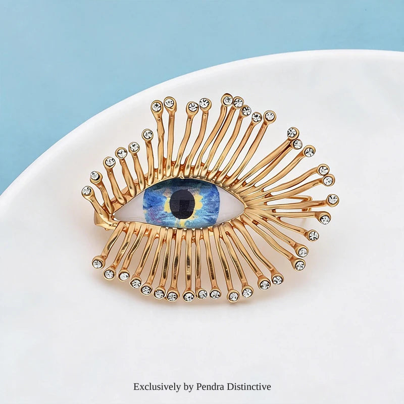 PENDRA Big Eye Brooch