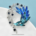 PENDRA Birdflora Bird and Flower Brooch