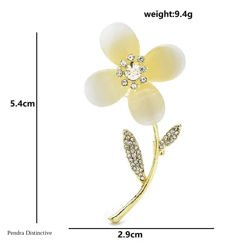 PENDRA Birdflora Bird and Flower Brooch