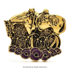 PENDRA Birdflora Bird and Flower Brooch