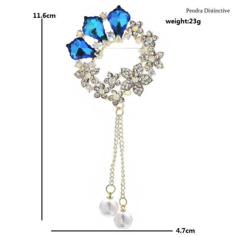 PENDRA Birdflora Bird and Flower Brooch