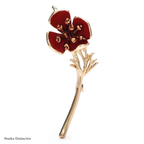 PENDRA Birdflora Bird and Flower Brooch