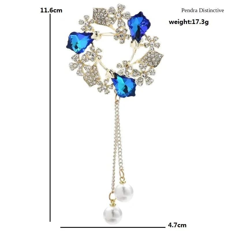 PENDRA Birdflora Bird and Flower Brooch