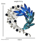 PENDRA Birdflora Bird and Flower Brooch