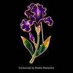 PENDRA Birthflower Enamel Birthday Flower Brooch