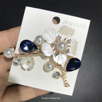 PENDRA Blossom Shell Plum Blossom Flower Brooch