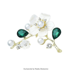 PENDRA Blossom Shell Plum Blossom Flower Brooch