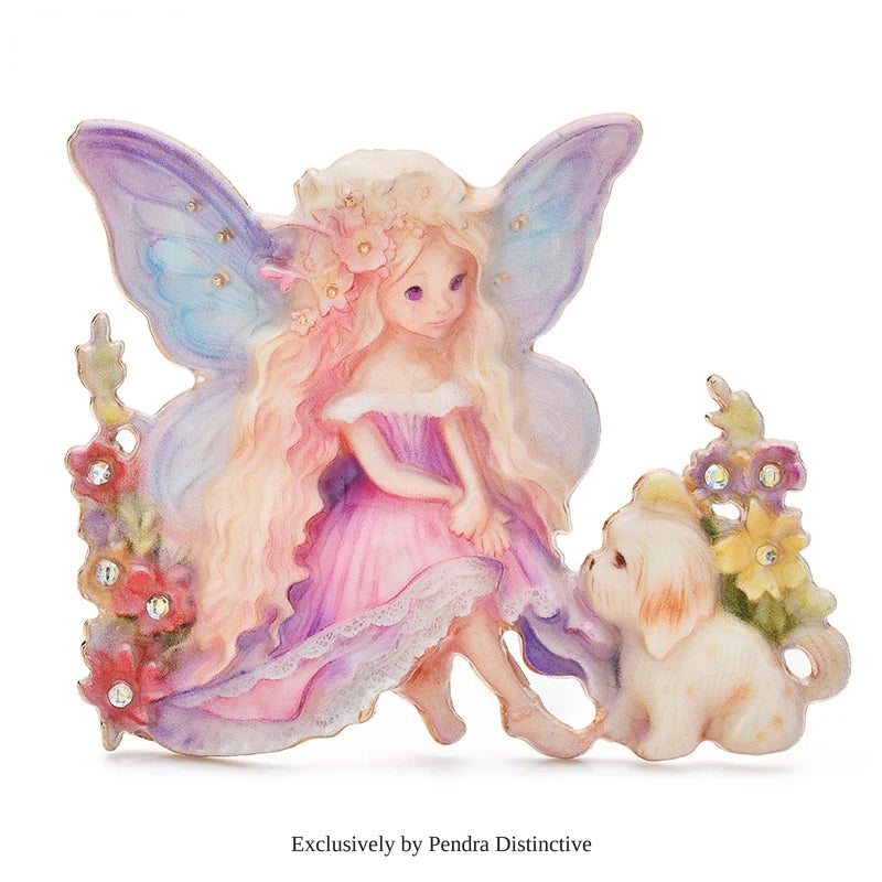 PENDRA Lovely Butterfly Elf Brooch