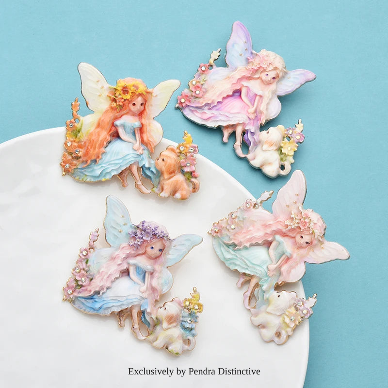 PENDRA Lovely Butterfly Elf Brooch