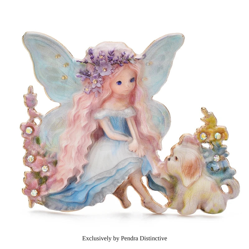PENDRA Lovely Butterfly Elf Brooch