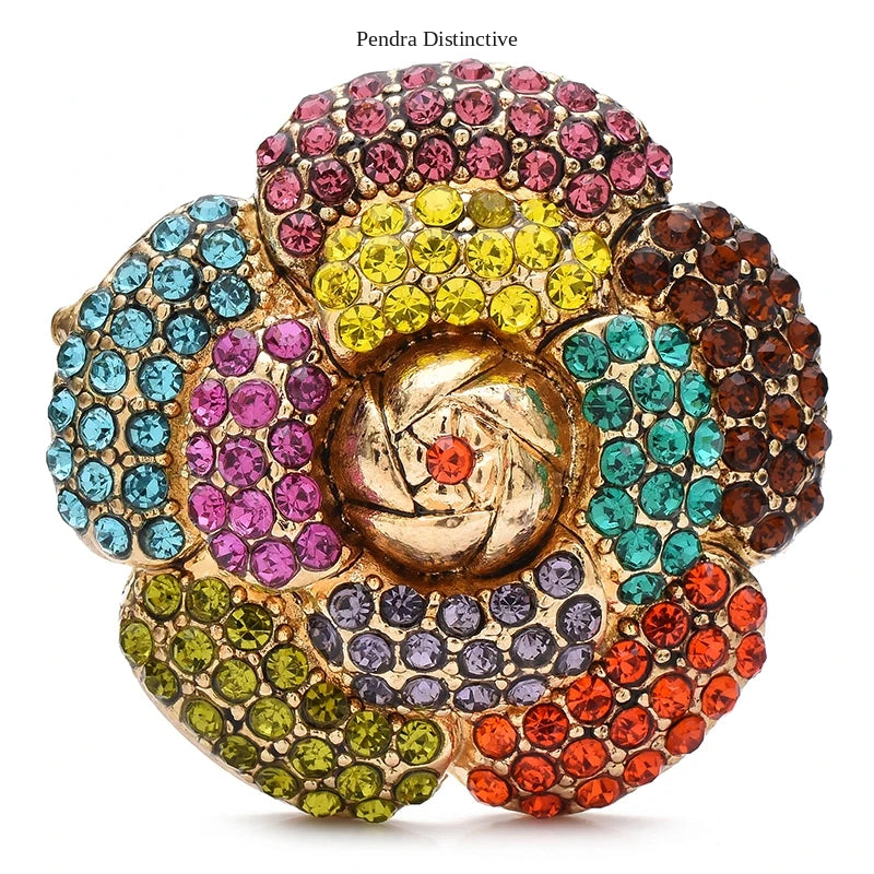 PENDRA Camellia Beautiful Flower Brooch