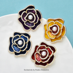PENDRA Camellia Beautiful Flower Brooch