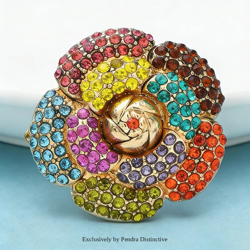 PENDRA Camellia Beautiful Flower Brooch