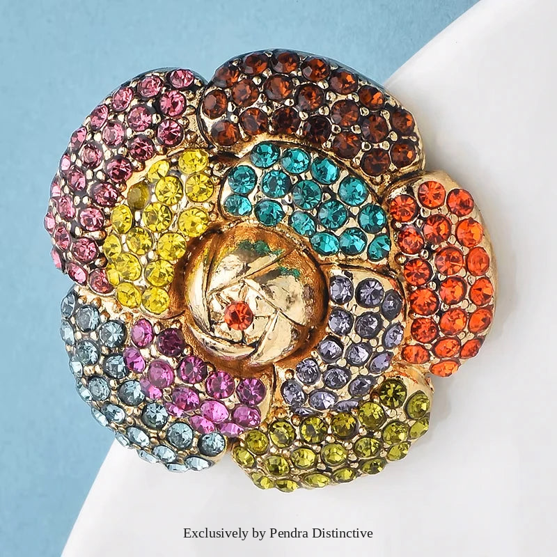 PENDRA Camellia Beautiful Flower Brooch