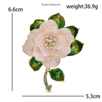 PENDRA Camellia Luxury Camellia Flower Brooch