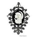 PENDRA Vintage Cameo Figure Brooch