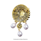 PENDRA Vintage Lady Cameo Brooch