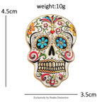 PENDRA Candy Skull Brooch