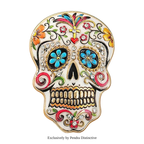 PENDRA Candy Skull Brooch