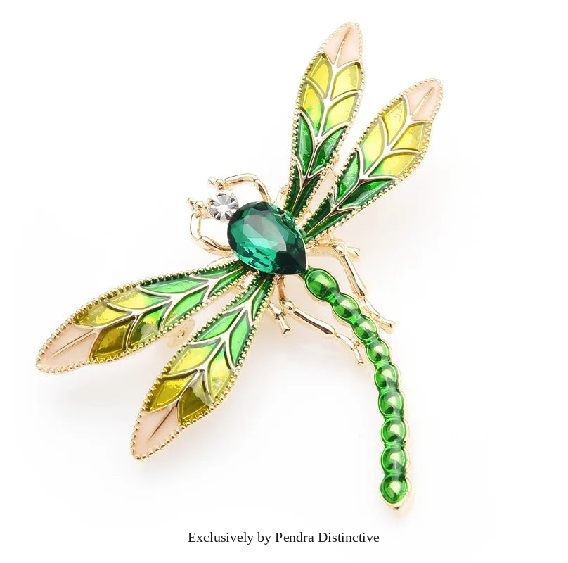 PENDRA Celestine Crystal Brooch