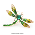 PENDRA Celestine Crystal Brooch