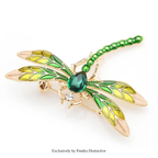 PENDRA Celestine Crystal Brooch