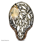 PENDRA Celestine Crystal Brooch