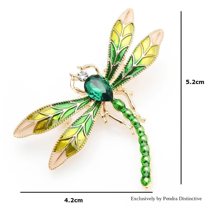 PENDRA Celestine Crystal Brooch