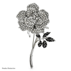 PENDRA Celestine2 Crystal Brooch