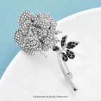 PENDRA Celestine2 Crystal Brooch